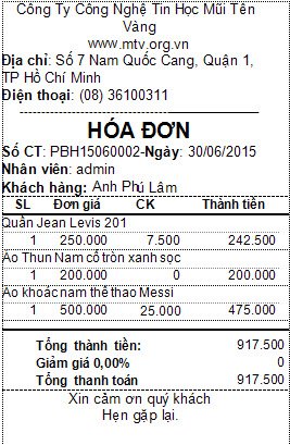 Phần mềm quản lý bán hàng đơn giản hiệu quả