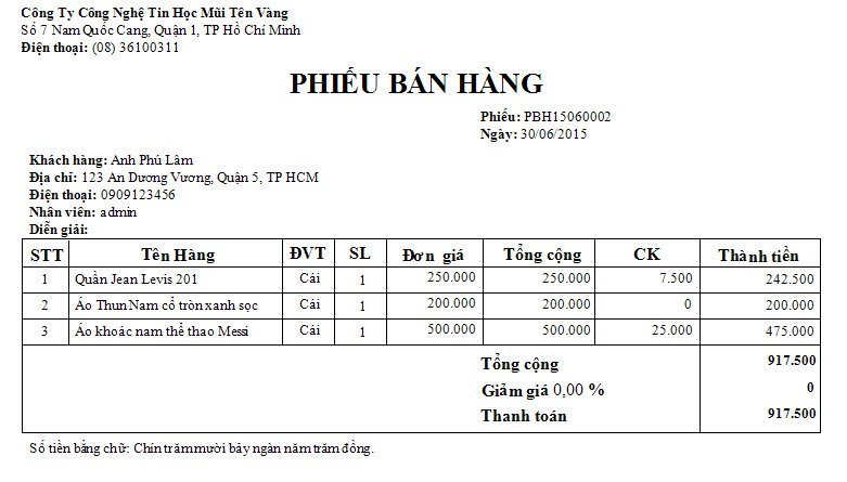Phần mềm kế toán bán hàng