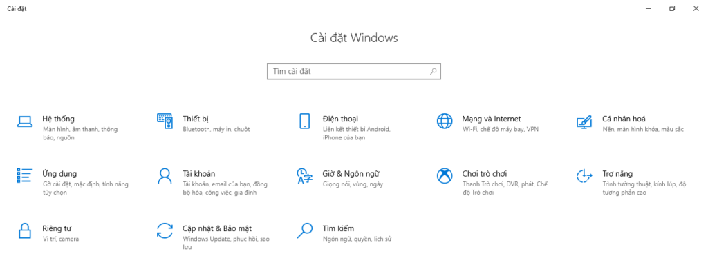 Hướng dẩn cách thay đổi ngôn ngữ hệ điều hành Win 10